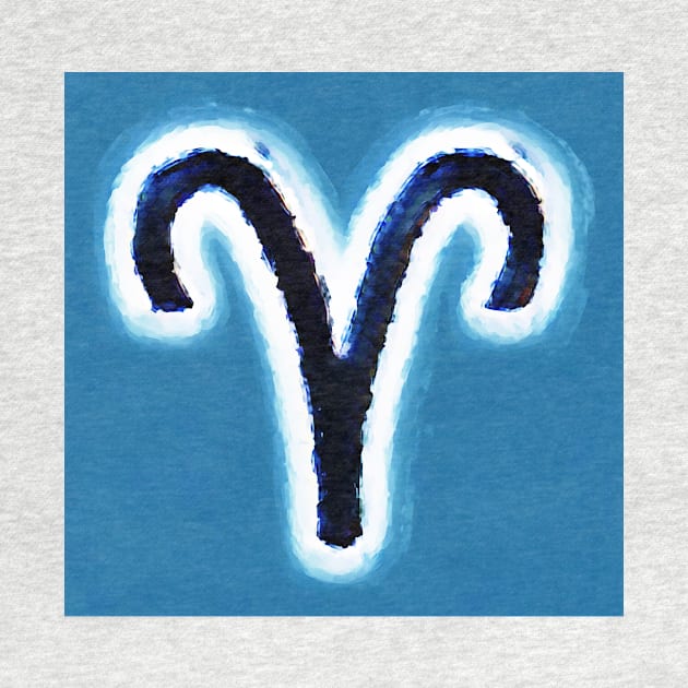 Aries Symbol by m2inspiration